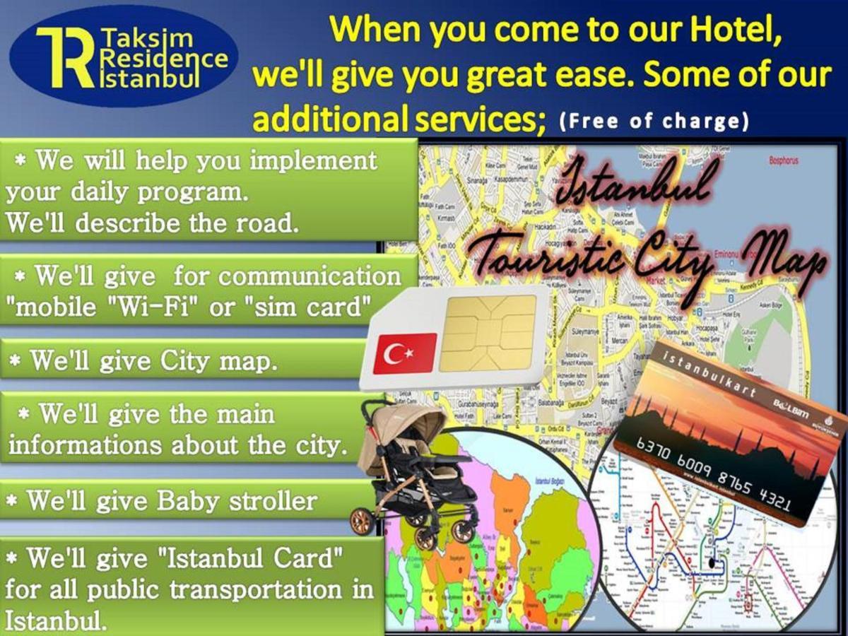 Hotel Taksim Residence Istanbulská provincie Exteriér fotografie